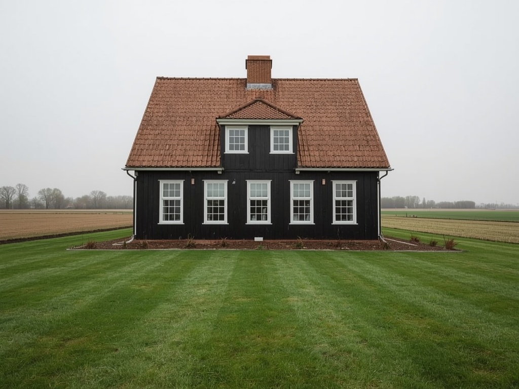 Moderne tussenwoning in Heerhugowaard met nieuwe antraciet kunststof kozijnen