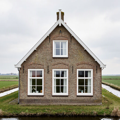 Vrijstaande woning in Heiloo met nieuwe witte kunststof kozijnen in bosrijke omgeving